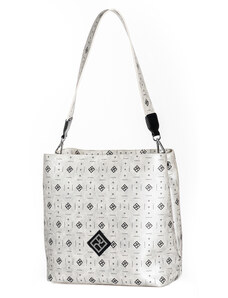 Τσάντα γυναικεία ώμου Pierro Accessories 90788PM30-Πέρλα
