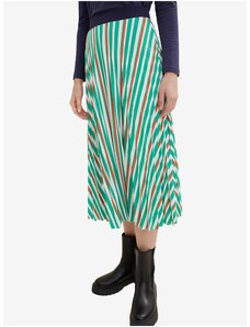 Ανοιχτό Πράσινο Κυρίες Πλισέ Midi Φούστα Tom Tailor - Γυναικεία