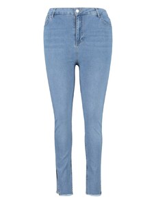 Trendyol Curve Plus Size Jeans - Μπλε - Κοκαλιάρικο