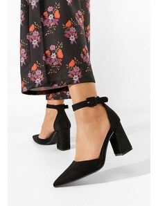 Zapatos Γόβες με χοντρό τακούνι Freya μαύρα