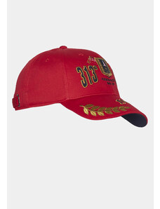 Aeronautica Militare Καπέλο της σειράς Baseball - HA1131 19299 Rosso