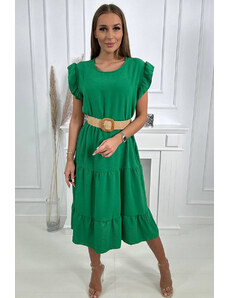 Kesi Φόρεμα με βολάν πράσινο