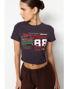 Trendyol T-Shirts - Grau - Slim fit