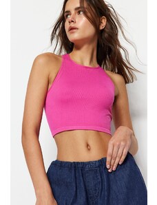 Trendyol Μπλούζα - Ροζ - Slim fit