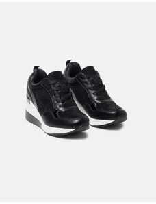 INSHOES Sneakers με strass και μεταλλική λεπτομέρεια Μαύρο