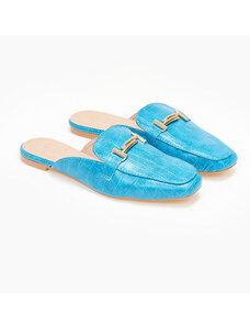 issue Loafers με διακοσμητική αγκράφα - Μπλε - 036011
