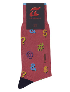 Pournara Ανδρικές Κάλτσες One Size Χωρίς Ραφές 3700-03 Κόκκινο