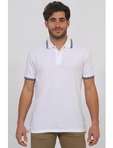 Be-casual Ανδρικό Polo Calling White