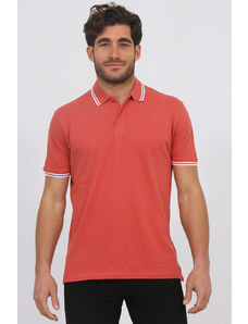 Be-casual Ανδρικό Polo Calling Coral