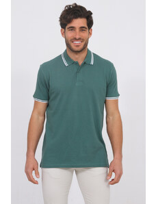 Be-casual Ανδρικό Polo Calling Green