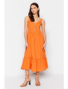 Trendyol Φόρεμα - Πορτοκαλί - Σκέιτερ