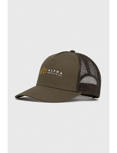 Καπέλο Alpha Industries χρώμα πράσινο 106901.142