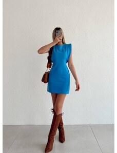 FREE WEAR Φόρεμα Γυναικείο Μίνι - Αν. Μπλε