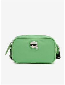 Ανοιχτό πράσινο γυναικείο τσάντα χιαστί KARL LAGERFELD Ikonik 2.0 - Γυναικεία