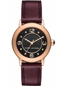 MARC JACOBS Riley - MJ1474, Rose Gold case with Bordeuax Leather Strap