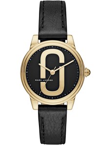 MARC JACOBS Corie - MJ1578, Gold case with Black Leather Strap