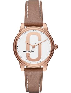 MARC JACOBS Corie - MJ1579, Rose Gold case with Brown Leather Strap