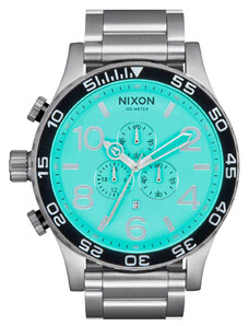 NIXON 51-30 Chrono - A083-2084-00 , Silver case with Stainless Steel Bracelet
