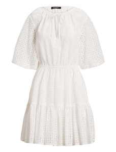 RALPH LAUREN Φορεμα Gilfin-Elbow Sleeve-Day Dress 250903332002 100 white