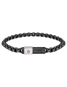 MASERATI Bracelet JM223ATK26 | Black Stainless Steel