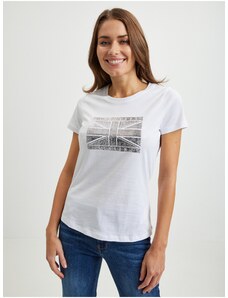 Λευκό Γυναικείο T-Shirt Pepe Jeans Beatriz - Γυναίκες