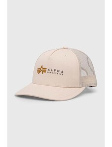 Καπέλο Alpha Industries χρώμα μπεζ 106901.578