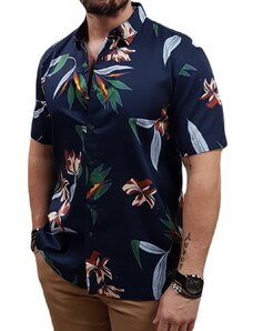 Superdry - M4010620A 8UL - Vintage Hawaiian S/S Shirt - Dark Navy Hawaiian - Πουκάμισο Κοντομάνικο