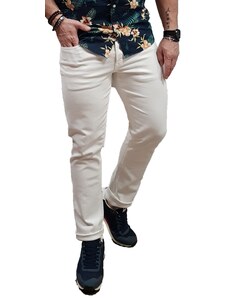 Jack&Jones - 12223571 - Jji Glenn Jj Original MF 221 - White Denim - Slim Fit Παντελόνι Jeans