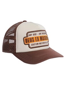 Deus Ex Machina - DMP237772-BNC - Grip Tape Trucker - Brown Combo - One Size - Καπέλο