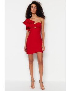 Trendyol Φόρεμα - Κόκκινο - Wrapover