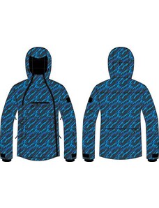 Ανδρικό μπουφάν σκι με μεμβράνη ALPINE PRO GHAD μπλε ηλεκτρική λεμονάδα παραλλαγή PA