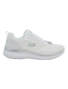 Γυναικεία Sneakers Skechers 12606/WSL BOUNTIFUL WHITE/SILVER λευκό