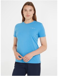 Μπλε Γυναικείο T-Shirt Tommy Hilfiger 1985 Reg Mini Corp Logo - Γυναίκες