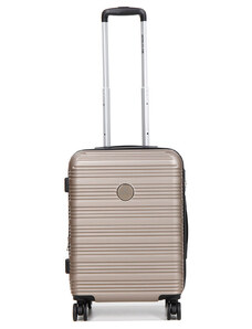 Βαλίτσα καμπίνας Worldline σαμπανί 55x40x25 ABS με τέσσερις ρόδες L2ZU25 - 27921-33