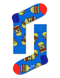 Happy Socks - Κάλτσες Light Blue Burger (BUR01-6000)