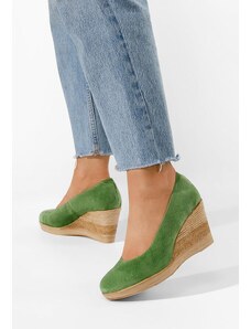 Zapatos Δερμάτινα παπούτσια Zola V2 πρασινο