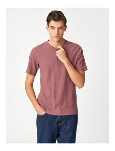 Koton T-Shirt - Ροζ - Κανονική εφαρμογή