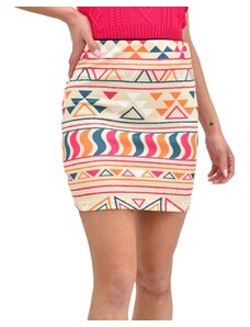 Potre OR Μίνι φούστα με πολύχρωμα σχέδια