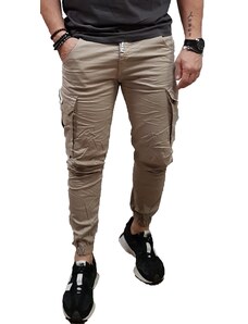 Cover Jeans Cover - New Army - T0190-26 s/s23 - Beige - Παντελόνι Υφασμάτινο
