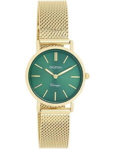 OOZOO Vintage - C20297, Gold case with Stainless Steel Bracelet