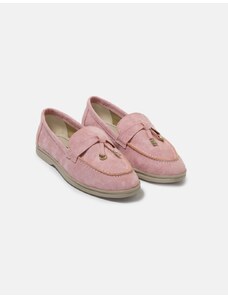 INSHOES Flat loafers με διακοσμητικά στοιχεία Ροζ