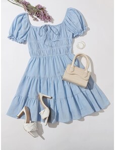 OEM Χαριτωμένο γαλάζιο φόρεμα light-blue