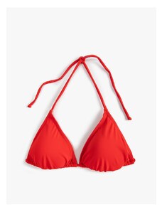 Koton Bikini Top - Κόκκινο - Απλό