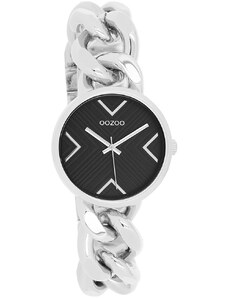OOZOO Timepieces - C11126, Silver case with Stainless Steel Bracelet