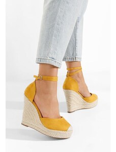 Zapatos Πέδιλα πλατφόρμες Saniza Κιτρινα