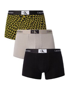 Calvin Klein Ανδρικό Boxer Trunks Ck96 - Τριπλό Πακέτο