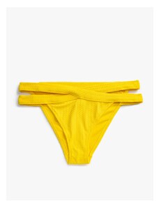 Koton Bikini Κάτω - Κίτρινο - Απλό