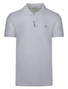 Prince Oliver Brand New Polo Double Pique Λευκό 100% Cotton (Regular Fit)