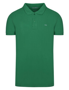 Prince Oliver Brand New Polo Double Pique Πράσινο 100% Cotton (Regular Fit)