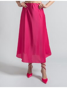 INSHOES Maxi φούστα με λάστιχο στη μέση σε Α γραμμή Φούξια